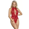 SUBBLIME – Nyitott kosaras body, piros, L/XL