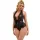 SUBBLIME – Szexi fodros body, fekete, L/XL
