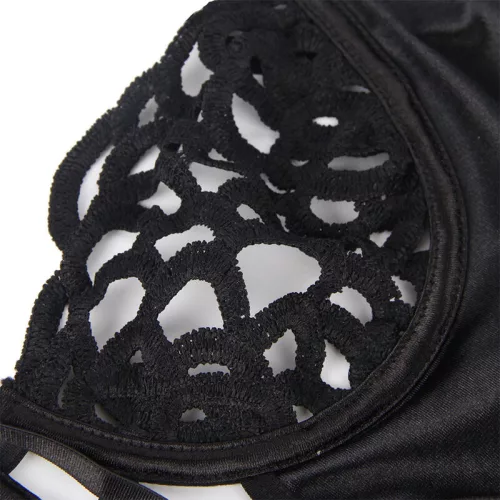 SUBBLIME – Szexi csipke body, fekete, S/M