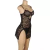 SUBBLIME – Csipke babydoll állítható pánttal, fekete S/M