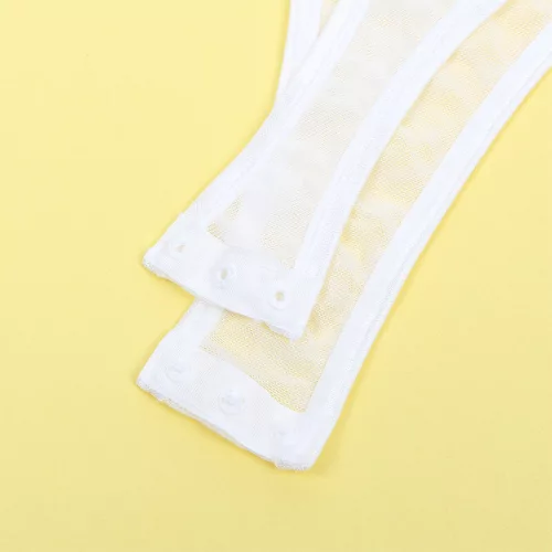 SUBBLIME – Fehér body láncokkal és harisnyatartóval, S/M