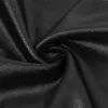 SUBBLIME – Fekete bőrhatású bondage ruha S/M