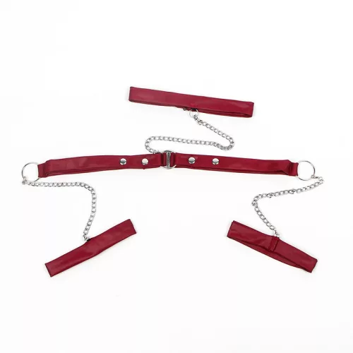 SUBBLIME – Fekete csipkés bondage ruha L/XL