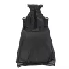 SUBBLIME – Fekete halter nyakú ruha áttetsző betétekkel, L/XL