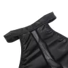 SUBBLIME – Fekete halter nyakú ruha áttetsző betétekkel, L/XL