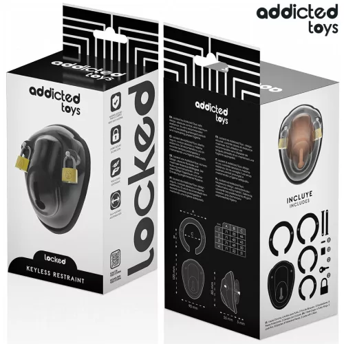 ADDICTED TOYS – Shell Cage kulcs nélküli intim ketrec, 11,5 cm
