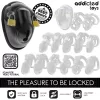 ADDICTED TOYS – Shell Cage kulcs nélküli intim ketrec, 11,5 cm