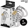 ADDICTED TOYS – Locked Iron Cell fém péniszketrec rendszer, M méret