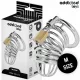 ADDICTED TOYS – Locked Iron Cell fém péniszketrec rendszer, M méret