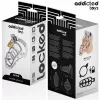 ADDICTED TOYS – Silver Lock fém péniszketrec rendszer, M méret