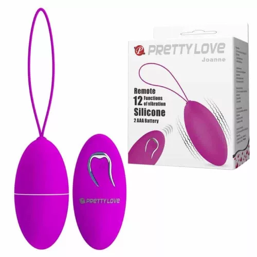 PRETTY LOVE - Joanne  vibrotojás 12 rezgési funkcióval, távirányítós