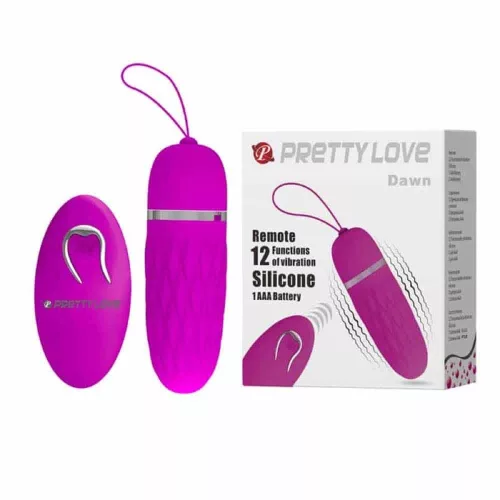 PRETTY LOVE - Dawn vibrotojás 12 rezgési funkcióval, távirányítós
