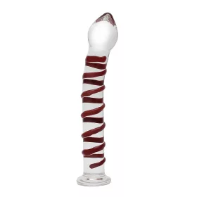   RIMBA SENSUAL GLASS – Ursula üveg dildó, bordázott, talppal