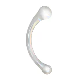   RIMBA SENSUAL GLASS – Wanda üveg dildó, ívelt, kétvégű