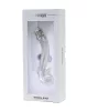 RIMBA SENSUAL GLASS – Yada üveg dildó, nyeles, gömbölyű dudorokkal
