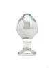 RIMBA SENSUAL GLASS – Zelda üveg anál plug, átlátszó