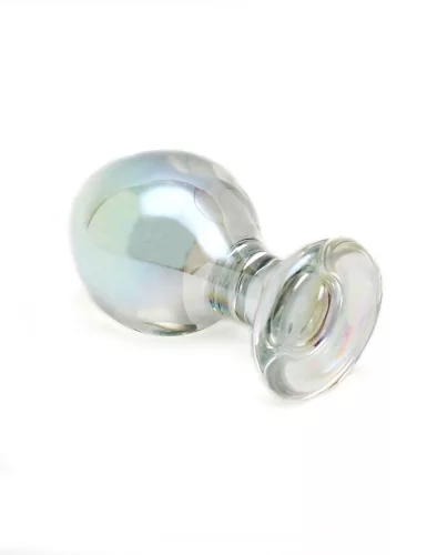 RIMBA SENSUAL GLASS – Zelda üveg anál plug, átlátszó