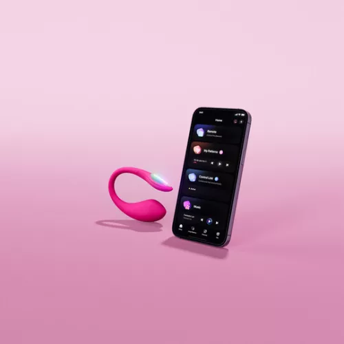 LOVENSE - Lush Mini – App-vezérelt viselhető G-pont vibrotojás, újratölthető