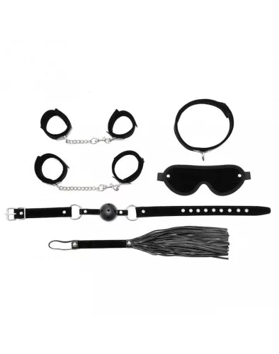 RIMBA BONDAGE – Velcro bondage kezdő szett, 6 részes, fekete