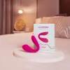 LOVENSE - Dolce újratölthető, távirányítós párvibrátor app vezérléssel, rózsaszín