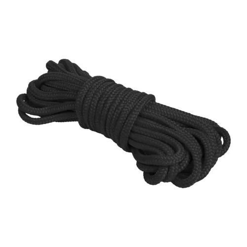 RIMBA BONDAGE – Puha bondage kötél, 15 m, 100% nylon, fekete