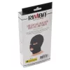 RIMBA BONDAGE – Rugalmas maszk nyitott szemmel és szájnyílással, fekete
