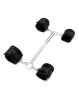 RIMBA BONDAGE – Terpesztőrúd 4 levehető bilinccsel, fém, 30 cm
