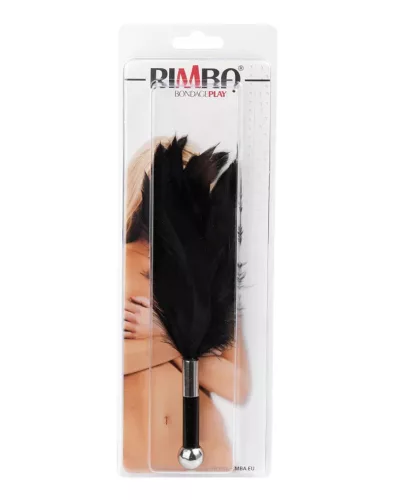RIMBA BONDAGE – Tollas csiklandozó, fekete, 20 cm