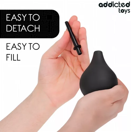 ADICCTED TOYS – Anál zuhany, fekete, 160 ml