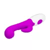 PRETTY LOVE – Bruno kétmotoros G-pontos vibrátor csiklóizgatóval, 7 rezgésfunkció, lila