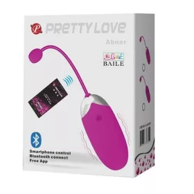   PRETTY LOVE - Abner újratölthető vibrotojás 12 rezgési funkcióval, APP vezérléssel