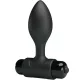PRETTY LOVE – Vibrációs anál plug, 10 rezgésmód, fekete
