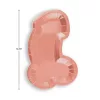 LITTLE GENIE – Pénisz formájú tányér szett, 8 db, rózsaarany