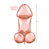 LITTLE GENIE – Rózsaarany óriás pénisz formájú lufi, 90 cm