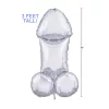 LITTLE GENIE – Diszkógömb óriás pénisz formájú lufi, 90 cm