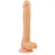 COCK MILLER - Élethű hajlítható, szilikon dildó tapadókoronggal, 24 cm