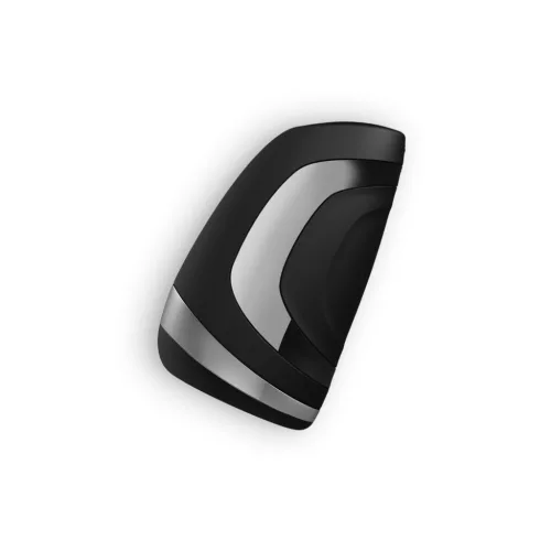 SATISFYER - Men Heat akkus, melegítős makk vibrátor, fekete