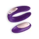 SATISFYER - Partner Double Plus újratölthető, távirányítós párvibrátor,  lila
