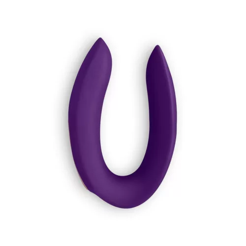 SATISFYER - Partner Double Plus újratölthető, távirányítós párvibrátor,  lila