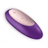SATISFYER - Partner Double Plus újratölthető, távirányítós párvibrátor,  lila