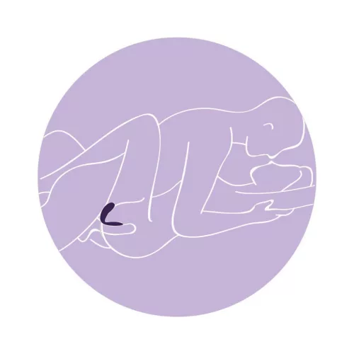 SATISFYER - Partner Double Plus újratölthető, távirányítós párvibrátor,  lila