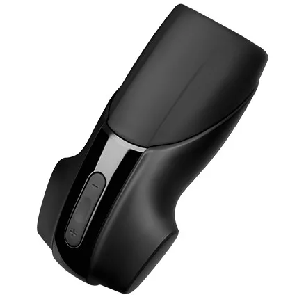 SATISFYER - Men makkvibrátor, tölthető, 14 programmal, fekete