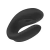 SATISFYER – Double Joy párvibrátor app vezérléssel, újratölthető, fekete