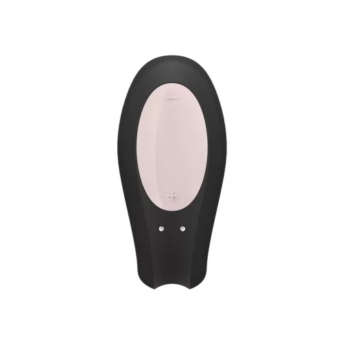 SATISFYER – Double Joy párvibrátor app vezérléssel, újratölthető, fekete