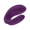 SATISFYER – Double Joy párvibrátor app vezérléssel, újratölthető, lila