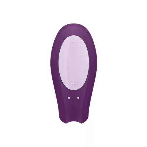 SATISFYER – Double Joy párvibrátor app vezérléssel, újratölthető, lila