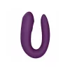 SATISFYER – Double Joy párvibrátor app vezérléssel, újratölthető, lila