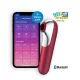 SATISFYER – Dual Love appvezérelt vibrátor és léghullámos csiklóizgató, újratölthető, piros