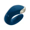 SATISFYER – Double Love párvibrátor app vezérléssel, újratölthető, kék