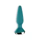 SATISFYER – Plug-ilicious 1 vibrációs anál plug, újratölthető, türkiz, 13,5 cm